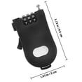 thumbnail image 2 of LOLIPPYY 2Ud Para Con Plástico Color Negro Protección Para Snowboard, 2 of 8