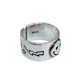 thumbnail image 1 of Anillo Vintage con cara sonriente, anillos abiertos, anillo ancho ajustable con sonrisa, joyería para mujer, 1 of 2