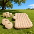 thumbnail image 3 of Premium Inflatable Car Mattress, Blue Gray & Beige Black, PVC Material, Portable Vehicle Bed for Backseat Rest, Camping, Picnic & Travel, Practical Car Accessories for Men, 3 of 14