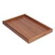 thumbnail image 4 of Bandeja de bambú para servir té Bandeja decorativa rectangular multifunción de bambú para baño de hotel L, 4 of 10