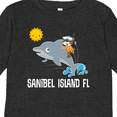 thumbnail image 4 of Inktastic Sanibel Island Florida Dolphin Boys or Girls Long Sleeve Toddler T-Shirt, 4 of 5