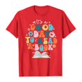 thumbnail image 5 of Cqxid525 Short Sleeve Tops For Women It's A Good Day To Read A Book World Book Day 2025 T Shirt Red S Summer Tops Short Sleeve, 5 of 5