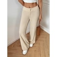 thumbnail image 5 of Yesfashion Women's Wide Leg High Waist Loose Palazzo Office Pants with Pockets Work Pants for Women Business Casual, 5 of 8