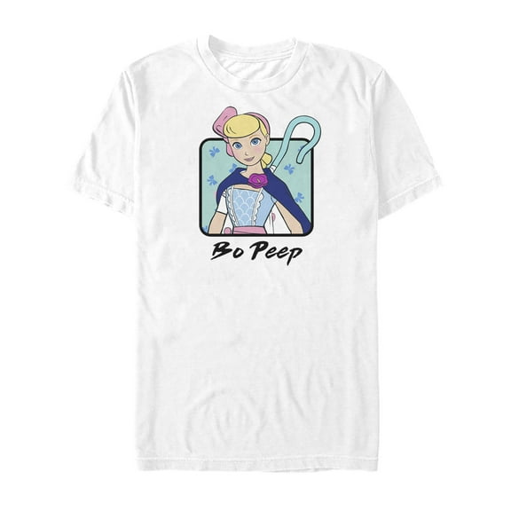 Men's Toy Story Bo Peep Frame Graphic Tee White Large