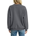 thumbnail image 6 of Enjoytime Womens Sweatshirt Fleece Long Sleeve Pullover Tops Fall Fashion Trendy Casual Crew Neck Sweatshirts with Pockets, 6 of 6