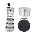 thumbnail image 2 of Juego de utensilios de cocina para acampar perfecl 12 piezas acero inoxidable, 2 of 8
