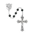thumbnail image 1 of McVan R755F 6 mm Onyx Head of Christ Cross Rosary Set - Black, 1 of 1