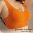 thumbnail image 4 of Sujetador de talla grande europeo y americano, ropa interior de otoño e invierno, grasa mm, mujeres, 200 kg, pecho grande fruncido, pequeño, sin aro de acero, sujetador antiflacidez, 4 of 5