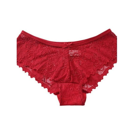 

MarinaVida Women s Lace Underwear Hipsters Panties for Women Middle-Low Waist Briefs