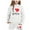 White, variant on CAIXIA Girls Clothes Fall 10-12 Fashionable Girls Casual Outfit Set Printed Long Sleeve Hooded Top and Pants Coordinated Suit,Pink