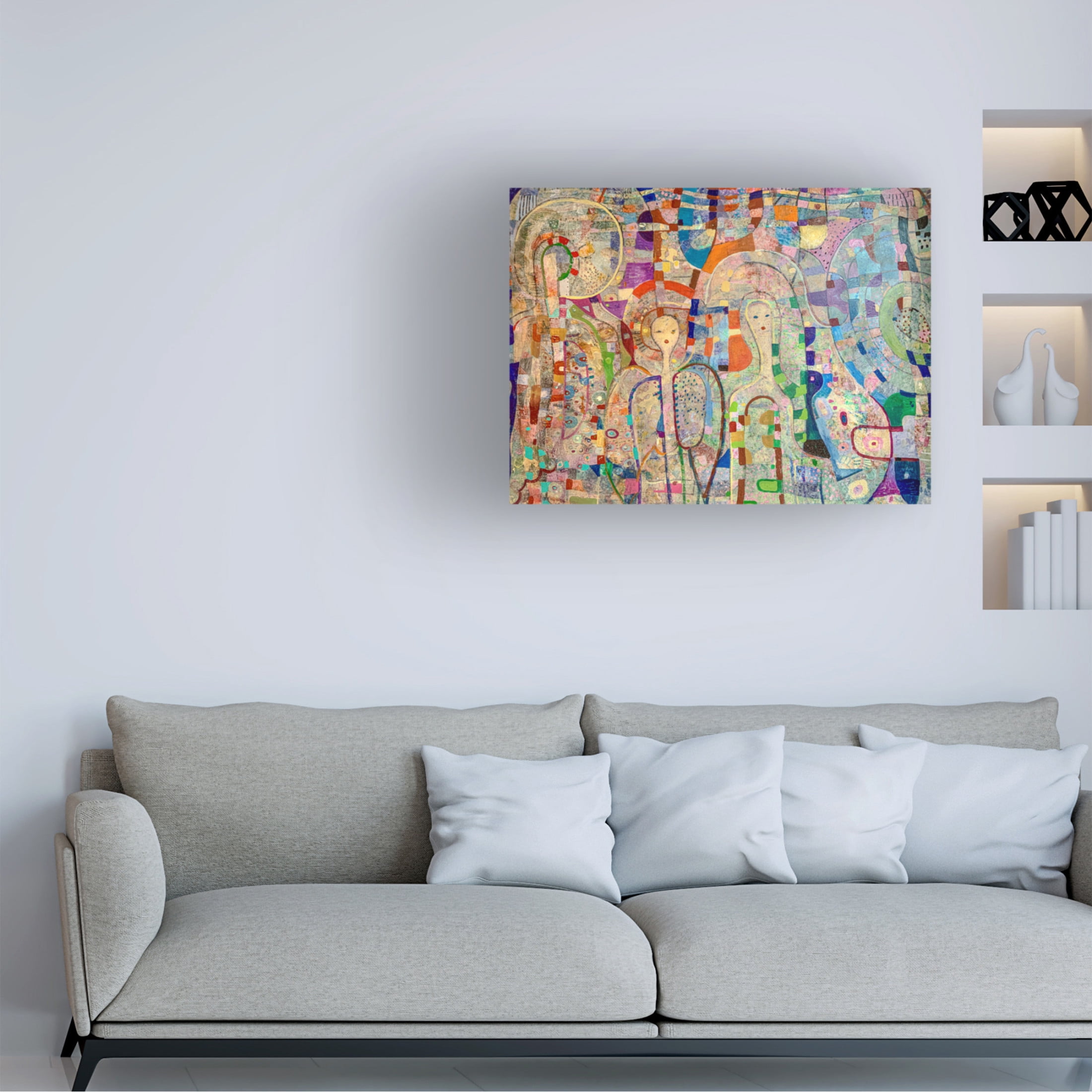 Trademark Fine Art Alise Loebelsohn Angels Among Us 24x30 2020 Canvas Wall Art