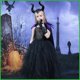 thumbnail image 3 of Disfraz De Bruja De Halloween Para Niñas , Vestido , Fiesta , Cosplay , Suministros De Juego De Rol greli2mx, 3 of 4