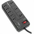 thumbnail image 1 of Tripp Lite Surge Protector Power Strip 8-Outlet 2 USB Charging Ports 8ft Cord, 1 of 5