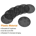 thumbnail image 3 of Uxcell 3.3" Round Flowerpot Hole Mesh Pad Grid Screen Mat Plastic Black 20pcs, 3 of 5
