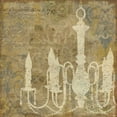 thumbnail image 2 of Pela Studio 15x15 Black Ornate Wood Framed with Double Matting Museum Art Print Titled - Faded Ornate I Gray no Butterfly, 2 of 4