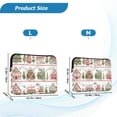 thumbnail image 4 of FORMRS 15"-15.6" Laptop Sleeve Protective Case Soft Carrying Quilted Computer Bag Cover, Red Christmas House, 4 of 7