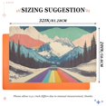 thumbnail image 6 of Yayeee Doormat for Indoor Entrance 32" x 20" Non Slippery Floor Rug, Colorful Road at Night, 6 of 8