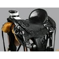 thumbnail image 2 of 16 In Western Horse Wade Saddle American Leather Ranch Roping Black Hilason, 2 of 8