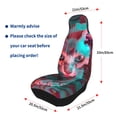 thumbnail image 4 of Yiaed Psychedelic Hairless Cat Print Car Seat Covers,Universal Auto Seats Protector Fits for Car,SUV Sedan,Truck,Automotive Seat Covers & Accessories(Two packs), 4 of 7