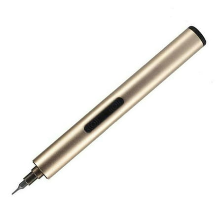 

VeliToy Mini Cordless Electric Screwdriver Screw Power Driver USB Rechargeable Repair Phone Computer(Gold)