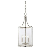 Penrose 3-Light Pendant in Polished Nickel