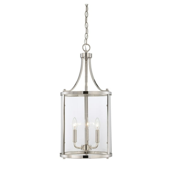 Penrose 3-Light Pendant in Polished Nickel
