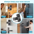 thumbnail image 7 of Acoretoas Anti-Theft Mount for Arlo Video Doorbell 2K,Cover Holder Accessories for Apartments Home Rentals Office (Black), 7 of 7