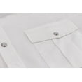 thumbnail image 3 of Men’s Casual Western Pearl Snap Button Down Short Sleeve Cowboy Dress Shirt (White #5, M), 3 of 3
