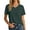 Dark Green, variant on Gaexia Women's Casual Short Sleeve Pocket Tee Crew Neck Basic Top For Everyday Wear Stylish Comfort Solid (Dark Green,L)