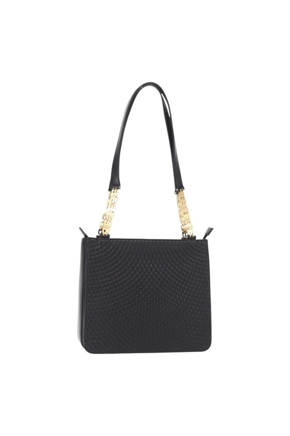 Pre-Owned Bally Vintage Shoulder Bag Quilted Leather Black Leather Shoulder Bag Bag