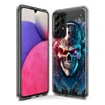thumbnail image 3 of MUNDAZE Samsung Galaxy A20 Cyberpunk Machine Headphones Skull Double Layer Phone Case Cover, 3 of 5