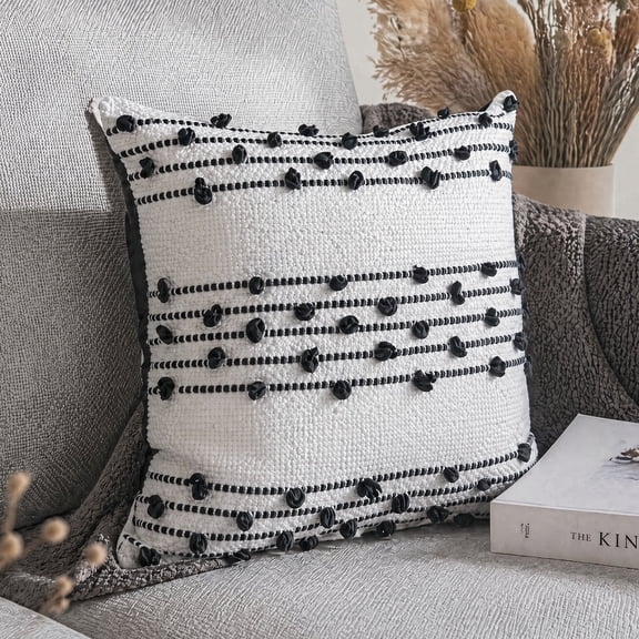 15x15 Inch Square Decorative Throw Pillow, Soft Cushion for Sofa, Patio, Bedroom & Outdoor Home Decor