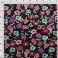 thumbnail image 4 of oneOone Georgette Viscose Pink Fabric Floral Dress Material Fabric Print Fabric By The Yard 42 Inch Wide, 4 of 4