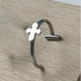 thumbnail image 2 of Gifts for women-Clip On Lip Stud Non Piercing Cross Design Titanium Steel Jewelry, 2 of 5