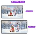 thumbnail image 5 of Hello Winter German Shepherd Football Snowman Welcome Snowy Morning Desk Mat Full Keyboard Mouse Pad Alsatian Dog Lover Gifts Large Mousepad - 01012, 5 of 5