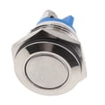 thumbnail image 1 of koolsoo Push Button Switch 16mm 1NO Momentary Metal Switch Car Boat IP67 Waterproof, 1 of 8