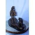 thumbnail image 5 of Nifao Remington Double Trouble Bronze Statue, Dynamic Western Decor – Home Decor Sculpture, 28"L x 15"W x 17"H, 5 of 11