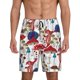 thumbnail image 1 of Balery Colorful Mushrooms (2) Pantalones cortos de pijama de punto de algodón para hombre con cinturilla y bolsillos-Medium, 1 of 6
