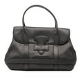 thumbnail image 1 of Pre-Owned LOEWE handbag in grey charcoal leather for women (Good), 1 of 6