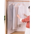 thumbnail image 2 of Dust Prevention Wardrobe Storage Bags Clothes Garment Suit Cover Bags Hanging Organizer Storage Garment Suit Coat Dust Cover Protector Wardrobe Storage Bag, 2 of 6
