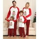 thumbnail image 4 of Pijama familiar a juego de Navidad, Conjunto de pijama gris de elfo, Feliz Navidad, diseño exclusivo, 4 of 4
