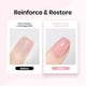 thumbnail image 3 of Esmalte de uñas en gel con base de goma Beetles Glitter Nude Pink, 15 ml, 3 of 8