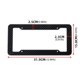 thumbnail image 4 of 10uds. Cubierta de placa de matrícula cubierta de etiqueta de licencia accesorios de coche de fibra de carbono negro, 4 of 6