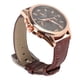 thumbnail image 4 of Reloj para hombre Bling Bling con Caja de oro rosa esfera negra movimiento de cuarzo Resistente al agua, 4 of 12