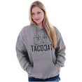 thumbnail image 3 of TacoCat Spelled Backwards is Taco Cat Hoodie Sweatshirt Women Men Brisco Brands S, 3 of 4