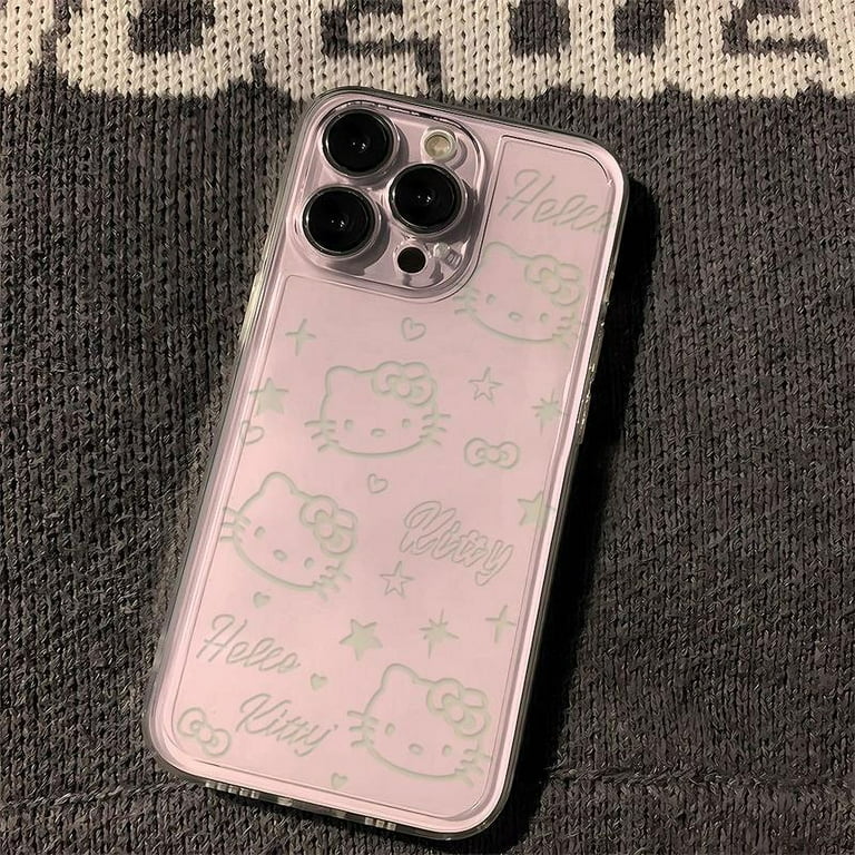 Original Pink Hello Kitty Phone Case For iPhone 16 15 14 13 12 11