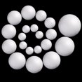 thumbnail image 2 of 1 pieza de bolas de espuma blanca de 20 a 120 mm para manualidades, para Navidad, bricolaje, regalos de poliestireno expandido, decoración para bodas, fiestas y Navidad, 2 of 5