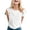White, variant on Shirts for Women Rainbow Print Round Neck Loose Fit Short Sleeve T-Shirt Tops