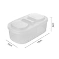 thumbnail image 2 of Plastic Spice Organizer Box Moisture-proof Food Containers For Kitchen Counters Cabinets ShelvesDouble Cover, 2 of 2