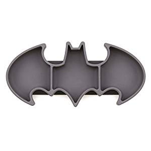 - Bumkins Batman Silicone Grip Dish, Suction Plate, Divided Plate, Baby and Toddler Plate